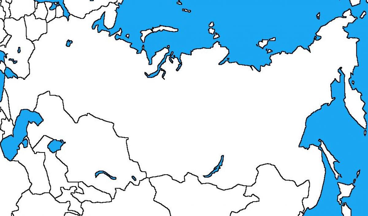 Russia map blank