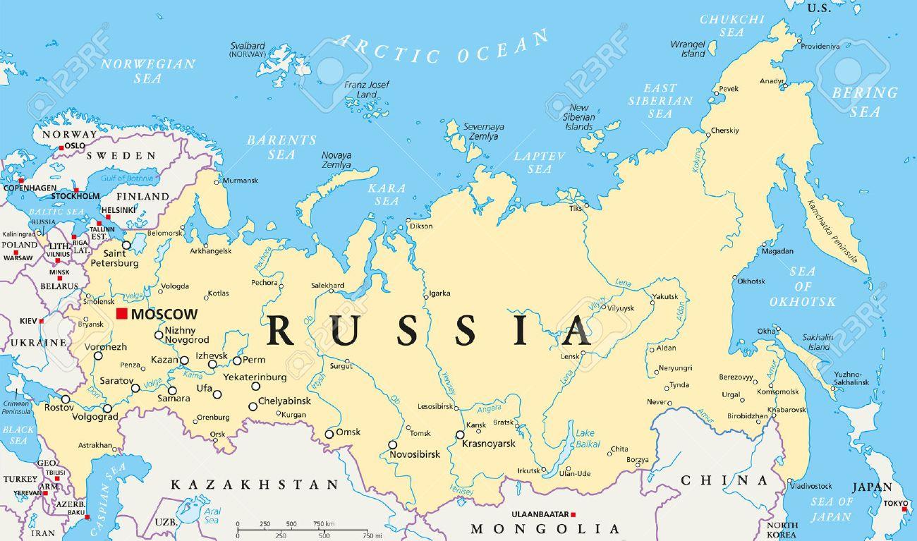 Capital Of Russia Map Russia Capital Map Eastern Europe Europe