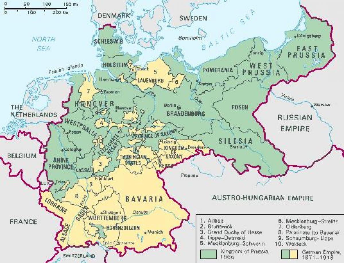 map of Prussia