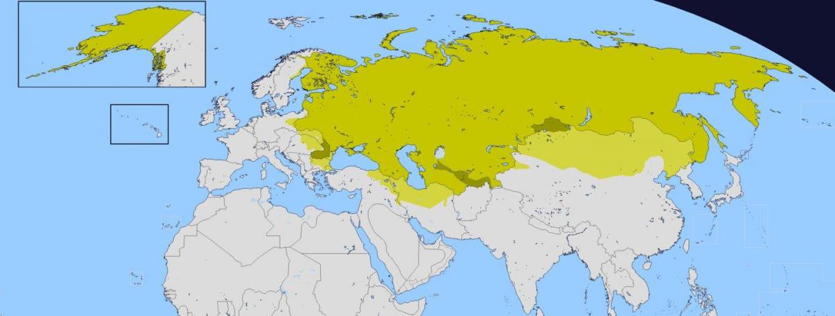 map of Russian empire