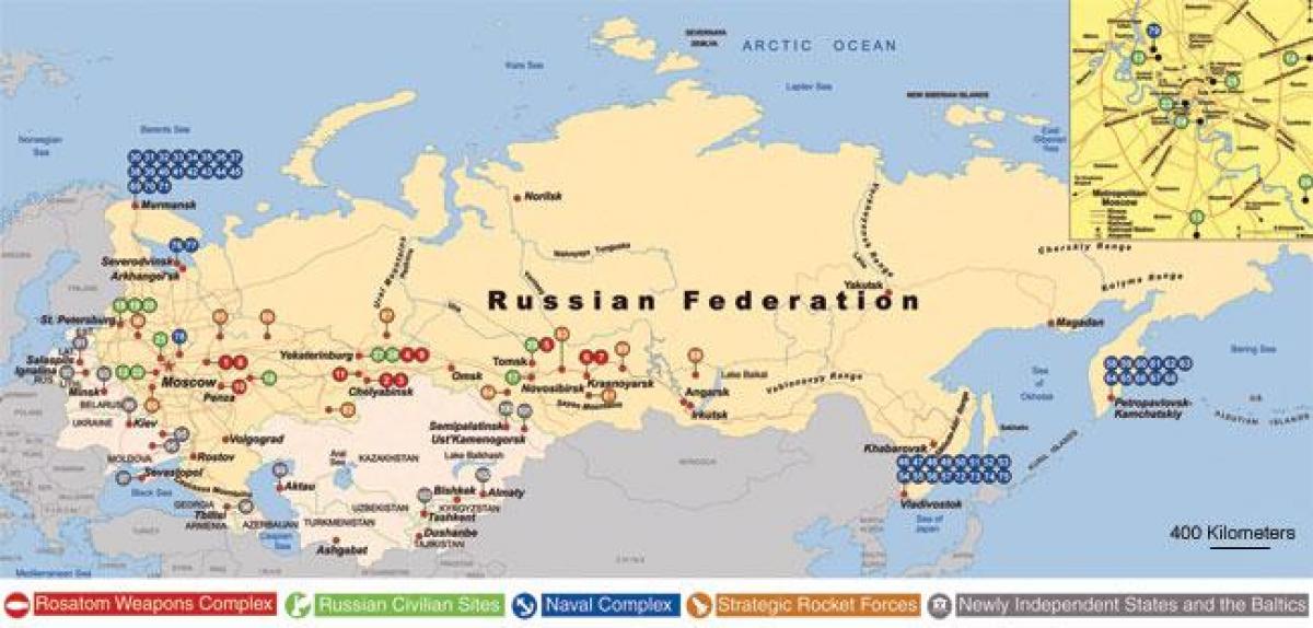 map of Russian naval bases