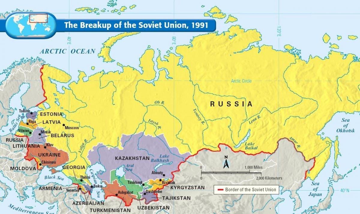 map USSR