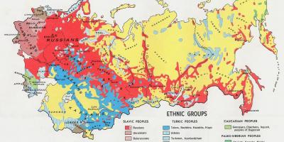 Russia ethnic map