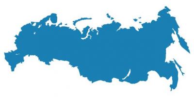 Map Russia vector