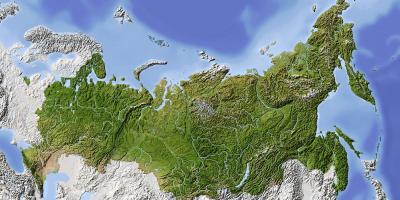 Satellite map Russia