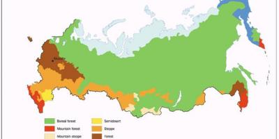 Tundra Russia map